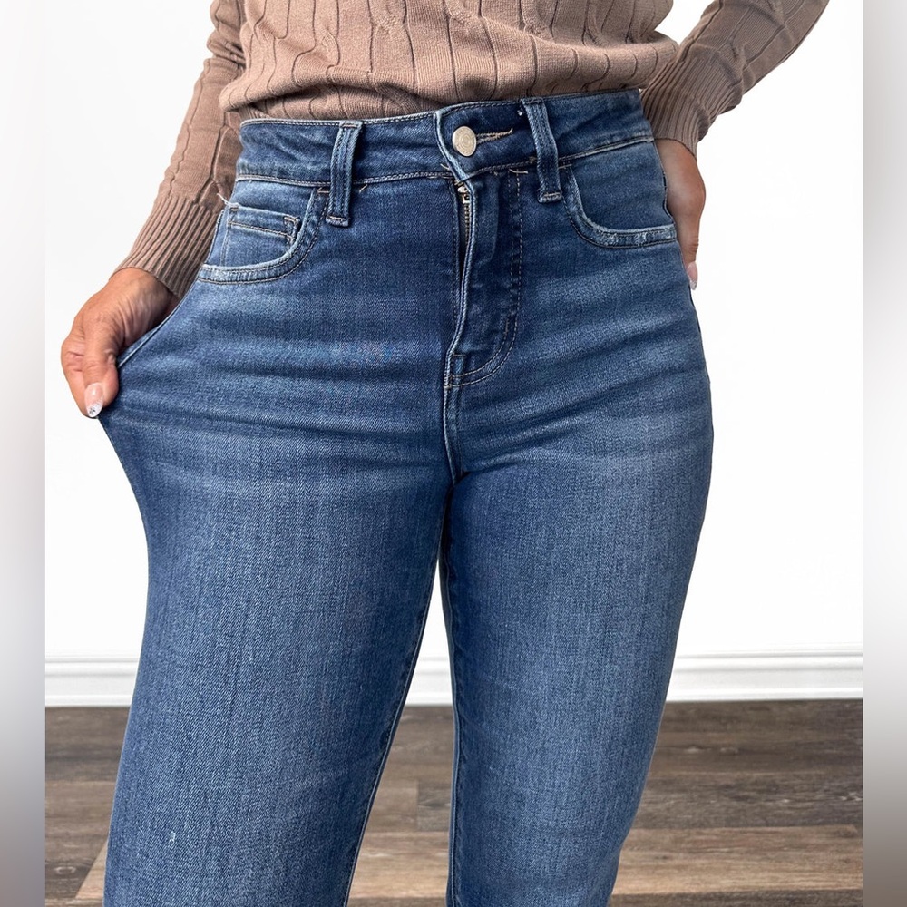 LOVERVET 29/9 The McKenzie from High-Rise Tummy Control Flare Denim BNWT - Picture 5 of 6
